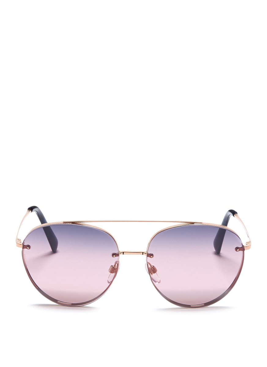 valentino aviator sunglasses