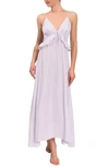 Everyday Ritual Sophia Empire-waist Nightgown In Lavender