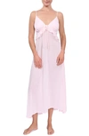 Everyday Ritual Ruffle Empire Waist Nightgown In Blush Pink