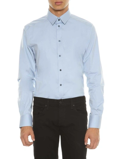 Dolce & Gabbana Light Blue Shirt In Celeste