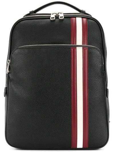 Bally Ceripo Grained Leather City Backpack In Black