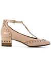 Chloé Chloe Perry Patent Leather Pumps In Neutrals In Mild Beige