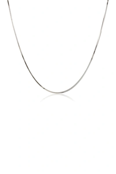 Best Silver Inc. Sterling Silver 8-sided Snake Chain 22" Necklace