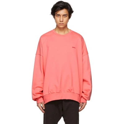Juunj Graphic-print Cotton Sweatshirt In X Pink