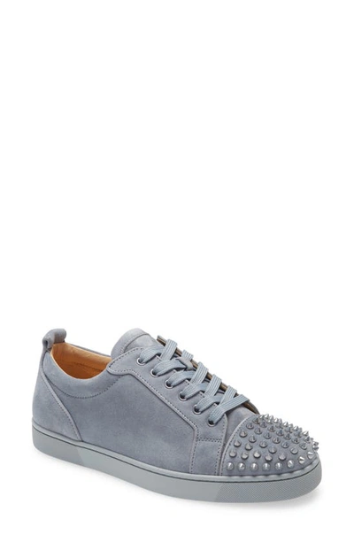 Christian Louboutin Louis Junior Spikes Sneaker In Metallic