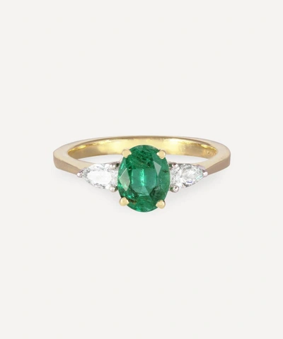 Kojis Gold Emerald And Diamond Ring
