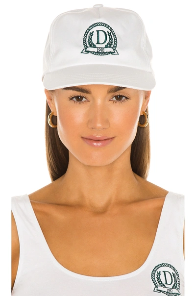 Danzy X Revolve Tennis Cap In White