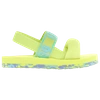 Ugg Kids' Girl's  Zuma Logo Slingback Sandal In Pollen Yellow/pollen Yellow/white