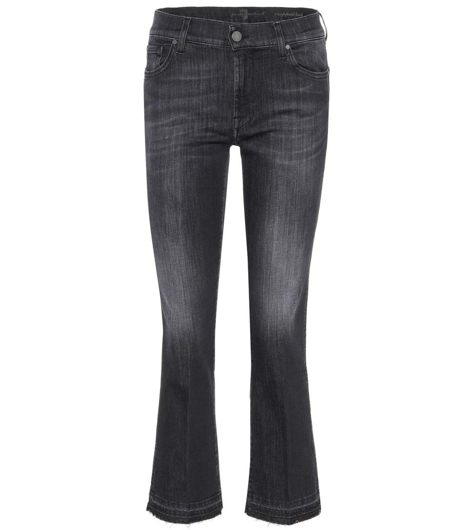 7 For All Mankind The Ankle Flare Cropped Jeans | ModeSens
