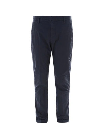 Dondup Cotton Trouser In Blue