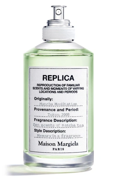 Maison Margiela Replica Matcha Meditation Eau De Toilette Fragrance, 3.4 oz In Green