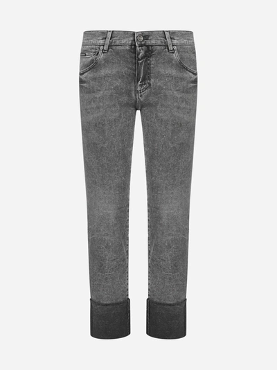 Dolce & Gabbana Slim-fit Cropped Jeans
