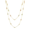Sylvia Toledano Women's Candies 22k Goldplated & Mixed-stone Station Necklace In Multi