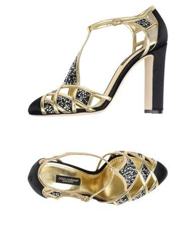 Dolce & Gabbana Pumps In Gold