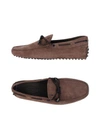 Tod's Loafers In Khaki