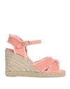 Castaã±er Sandals In Pink