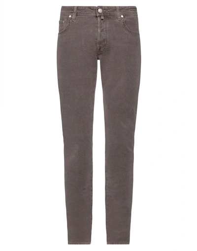 Jacob Cohёn Casual Pants In Dark Brown