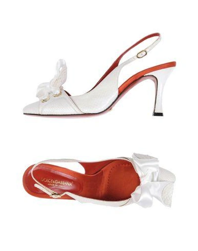 Dolce & Gabbana 高跟鞋 In White