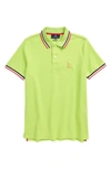 Psycho Bunny St. Lucia Polo Shirt In Electric Lime