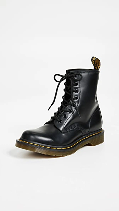 Dr. Martens' Mens Black Brown 1460 8-eye Leather Boots 8