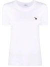 Ps By Paul Smith Logo-patch Organic Cotton T-shirt In White