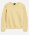 Apc Small Logo Sweatshirt In Light Yellow
