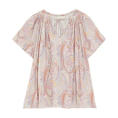 Vanessa Bruno Rowell Paisley Blouse In Pink
