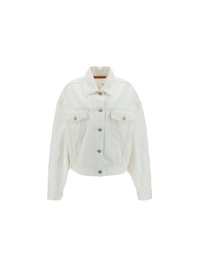 Acne Studios Women's White Other Materials Jacket