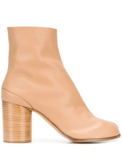 Maison Margiela Tabi Ankle Boots In Neutrals