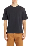 Bottega Veneta Cotton Crewneck T-shirt In 1000 Nero