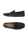 Tod's Loafers In Military Green