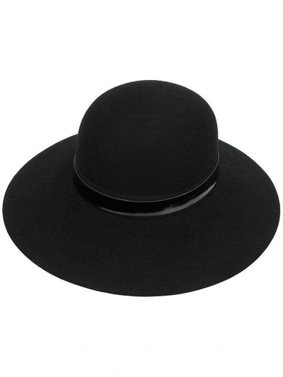 Lanvin Capaline Black Felt Fedora