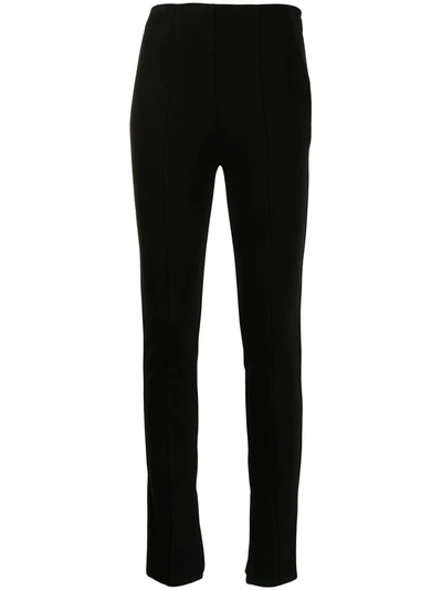 Anine Bing Blake High-rise Stretch-jersey Leggings In Black