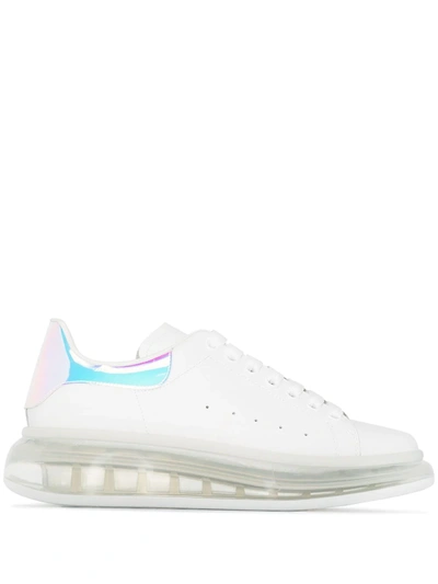 Alexander Mcqueen Oversized Two-tone Sneakers In White