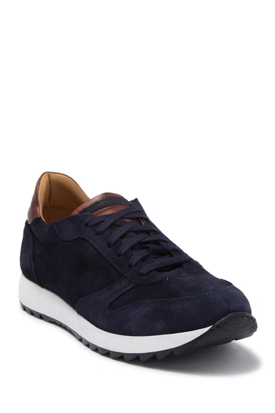 To Boot New York Men's Zander Lace-up Suede Sneakers In Blue