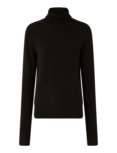 Joseph High Neck Luxe Cashmere Knit In Black