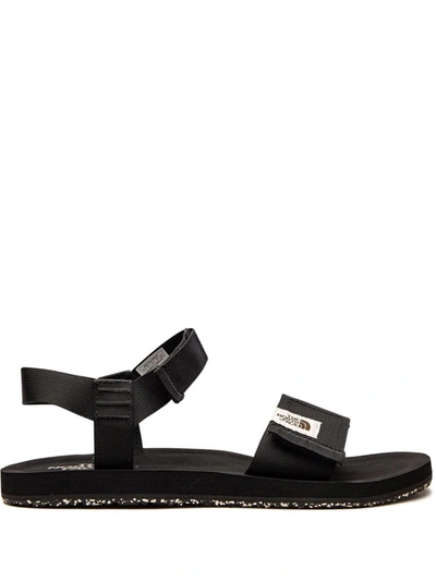 The North Face Recycled Tech Skeena Sandals In Black/black