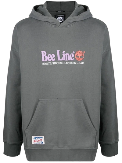 Timberland X Bbc X Bee Line Cotton Hoodie In Grey