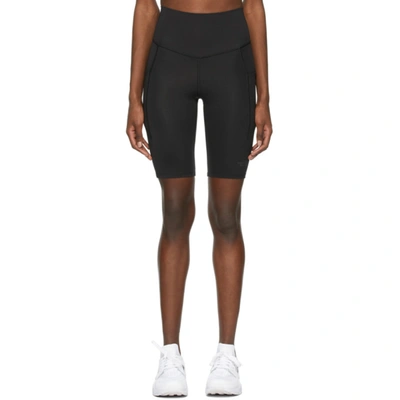 The North Face Motivation High Waist Pocket Short Tights In Jk3 Black