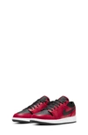 Jordan Kids' 1 Low Sneaker In Gym Red/black/white