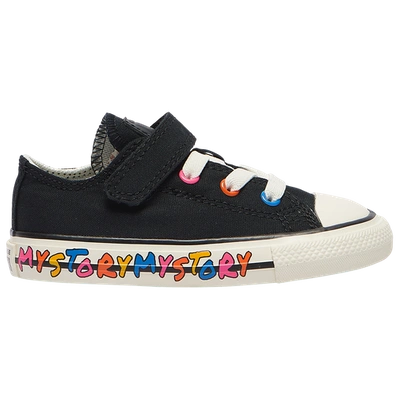 Converse Babies' All Star My Story Low Top In Black/hyper Pink/egret