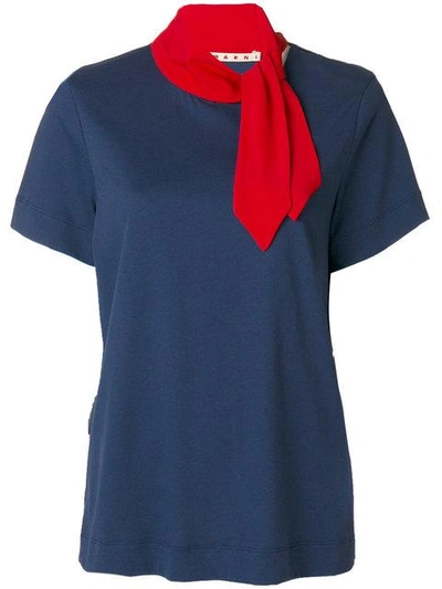 Marni Tied Neck T-shirt