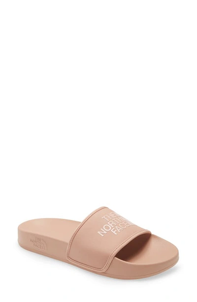 The North Face Base Camp Iii Slide Sandal In Cafe Creme/ Evening Sand Pink