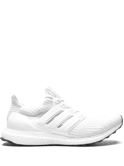 Adidas Originals White Ultraboost 4.0 Dna Sneakers In Core Black/white/white