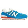 New Balance 574 Sneaker In Natural Indigo/light Rouge Wave/white