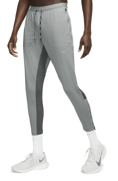 Nike Phenom Elite Performance Running Pants In Light Smoke Grey/smoke Grey/reflective Silver