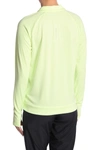 Nike Swoosh Half Zip Jacket In Brlyvt/white
