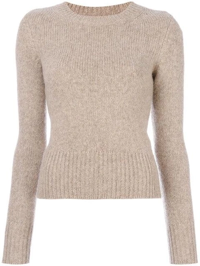 Isabel Marant Classic Knitted Jumper - Neutrals In Nude/neutrals