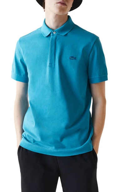 Lacoste Paris Regular Fit Stretch Polo In Sormiou