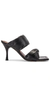 Alohas Twist Strap Mule In Black